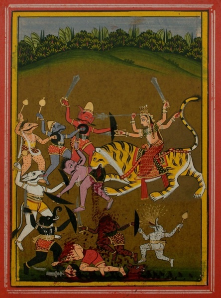 Сражение с Дхумралочаной и его войском